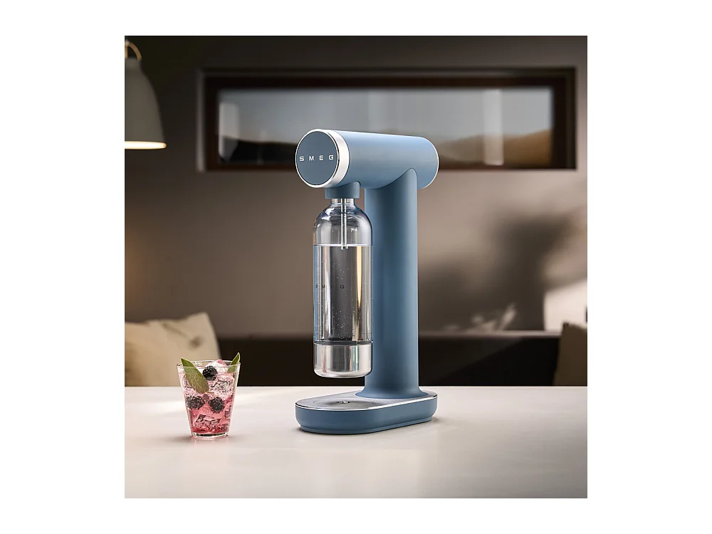 Machine à eau gazeuse bleu orage mat