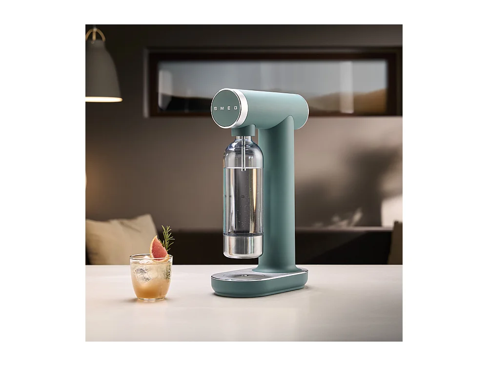 Machine à eau gazeuse vert émeraude mat