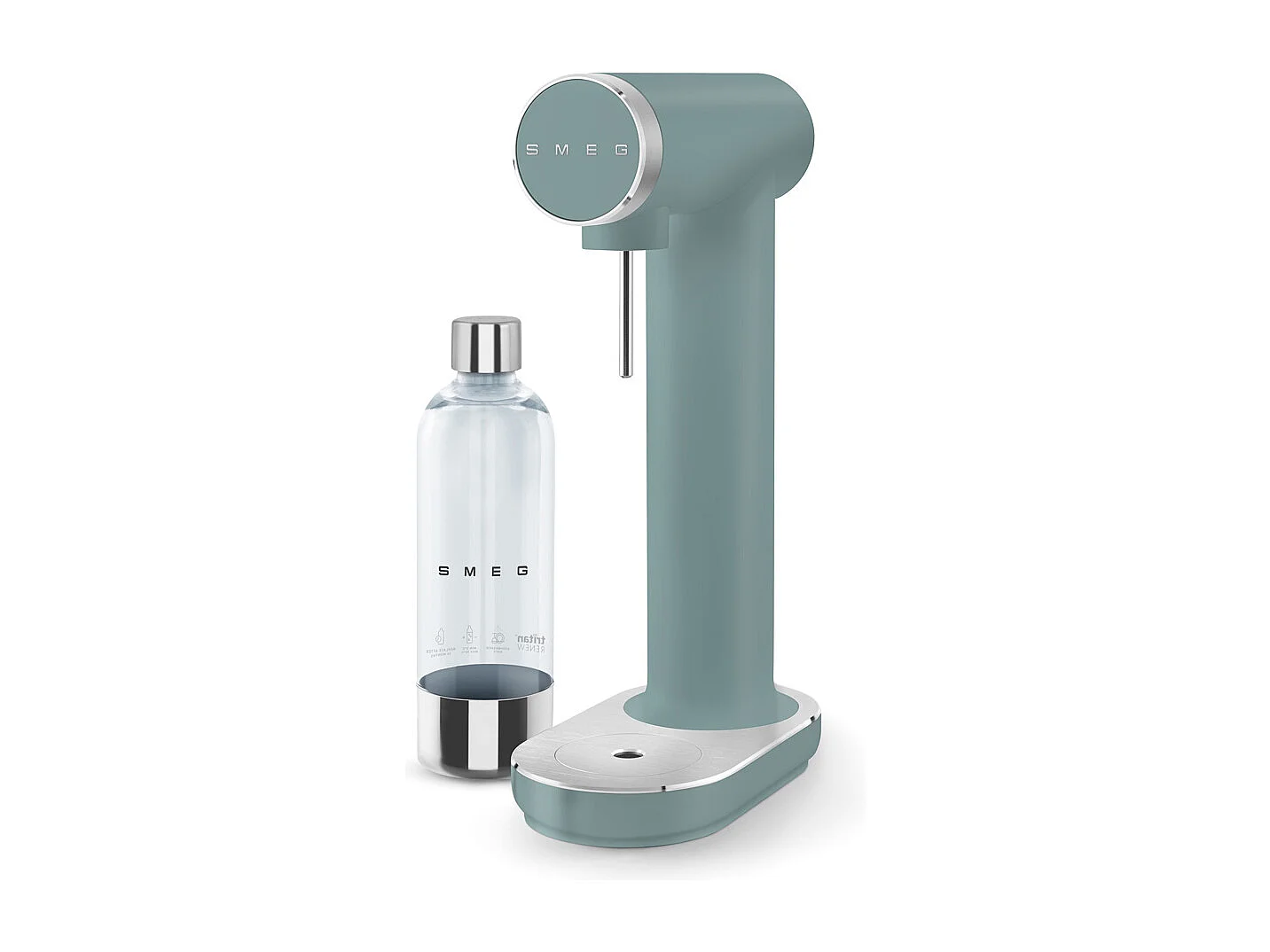 Machine à eau gazeuse vert émeraude mat