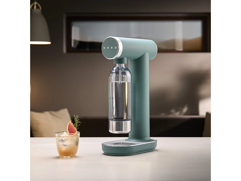 Machine à eau gazeuse vert émeraude mat