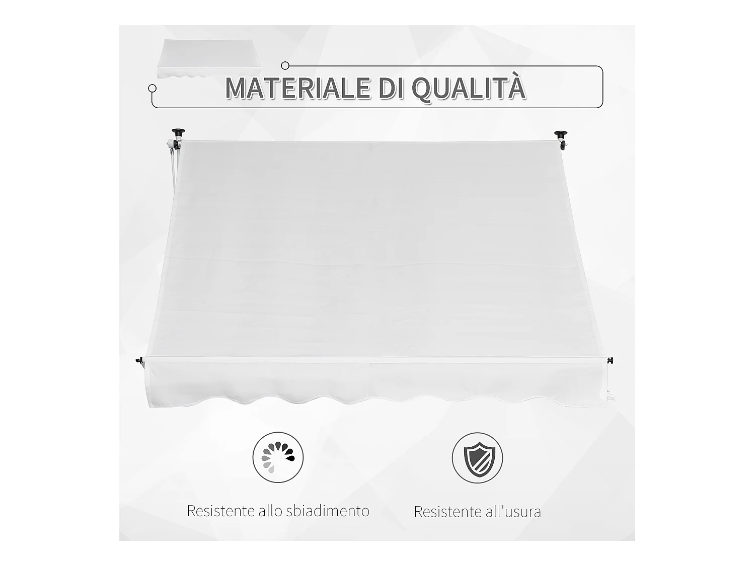 Trampolino elastico con rete e pali imbottiti 244x244x205 cm