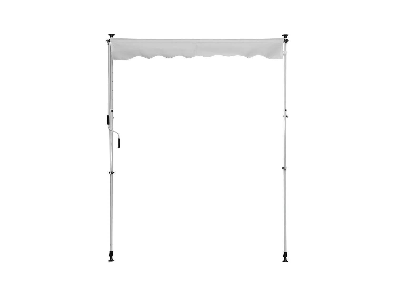 Trampolino elastico con rete e pali imbottiti 244x244x205 cm