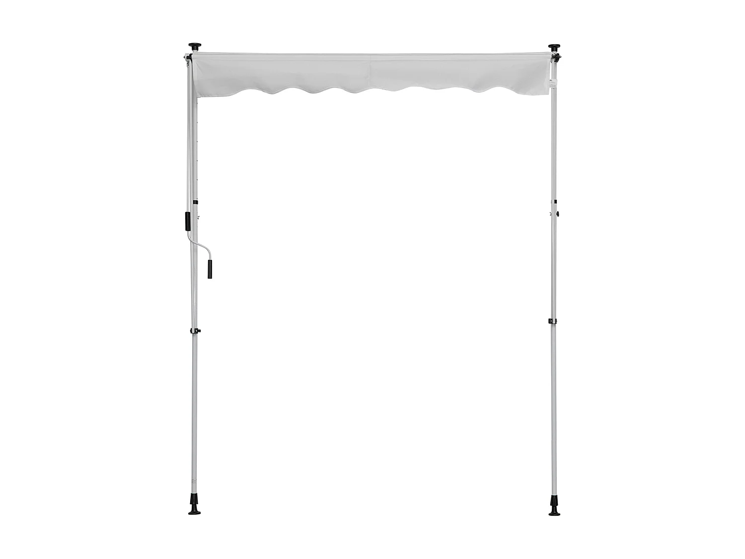 Trampolino elastico con rete e pali imbottiti 244x244x205 cm