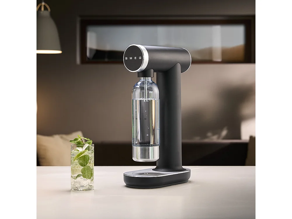 Machine à eau gazeuse noir mat