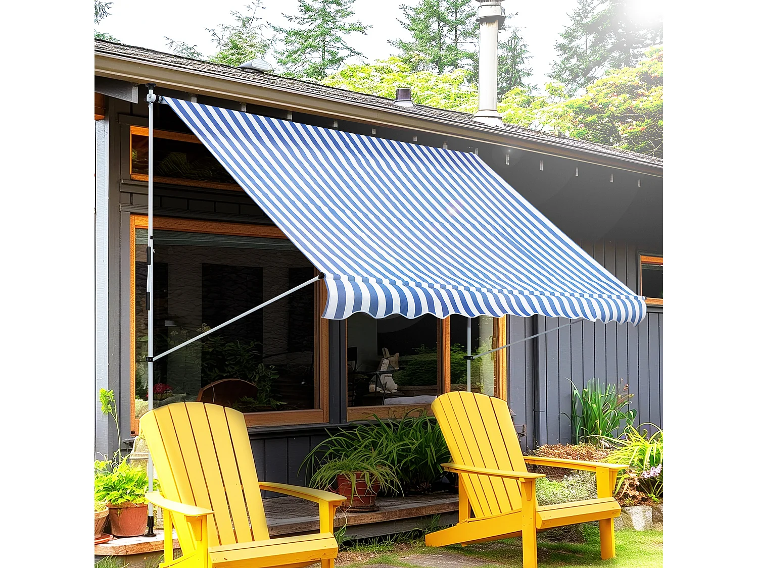 Tappeto elastico bambini e adulti con rete e bordo imbottito ø426 cm