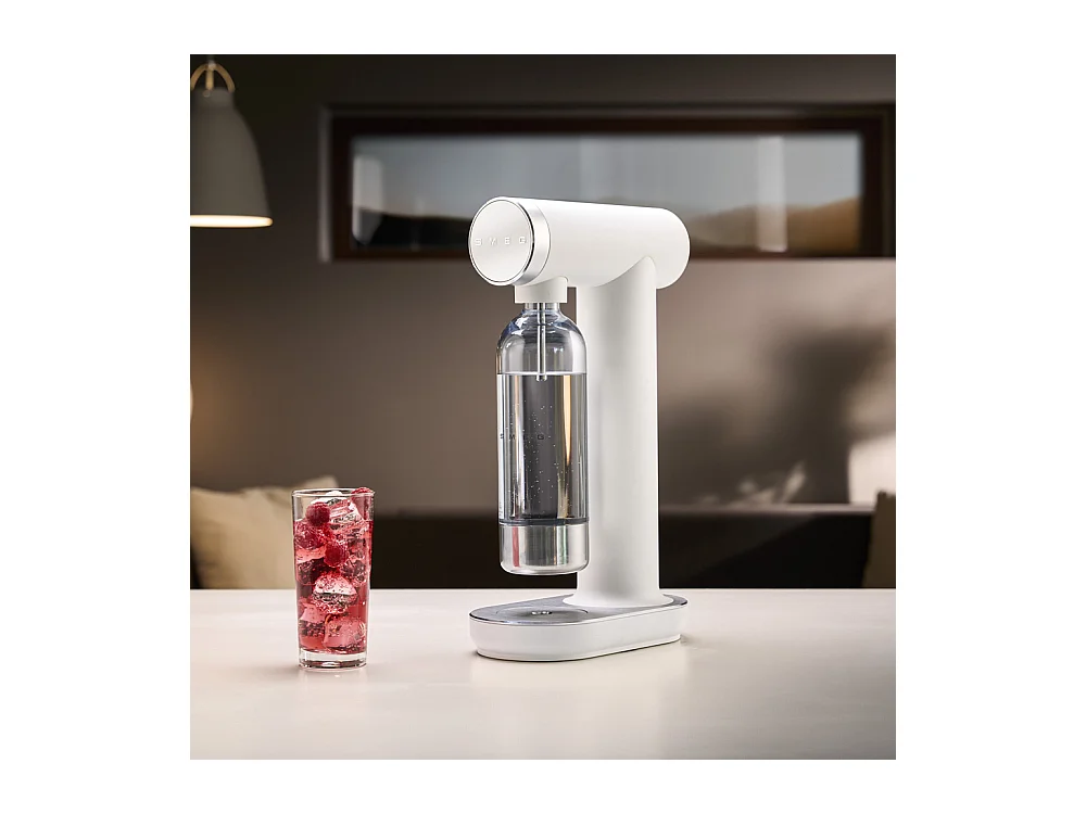 Machine à eau gazeuse blanc mat