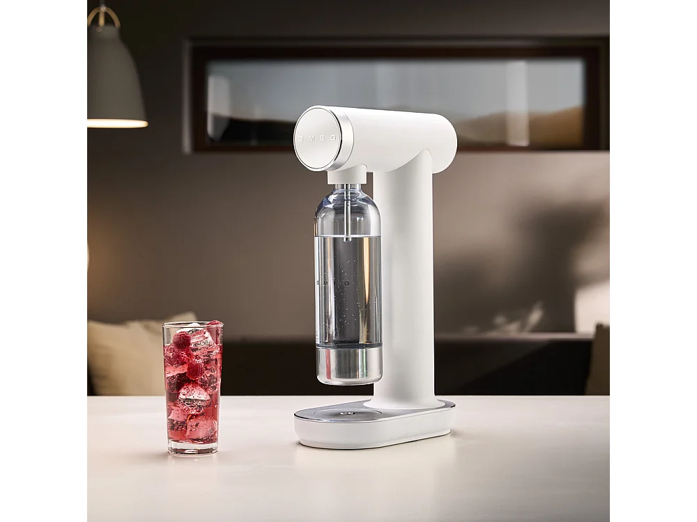 Machine à eau gazeuse blanc mat