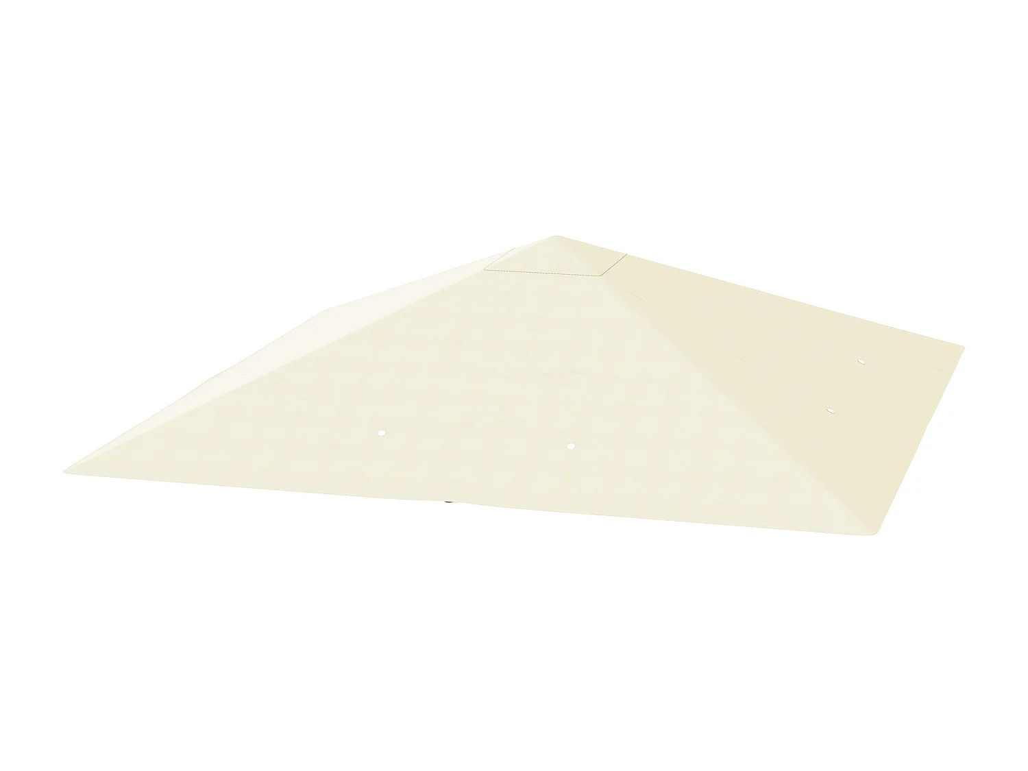 Copertura per gazebo 3x3 m in tessuto oxford 600d bianco crema