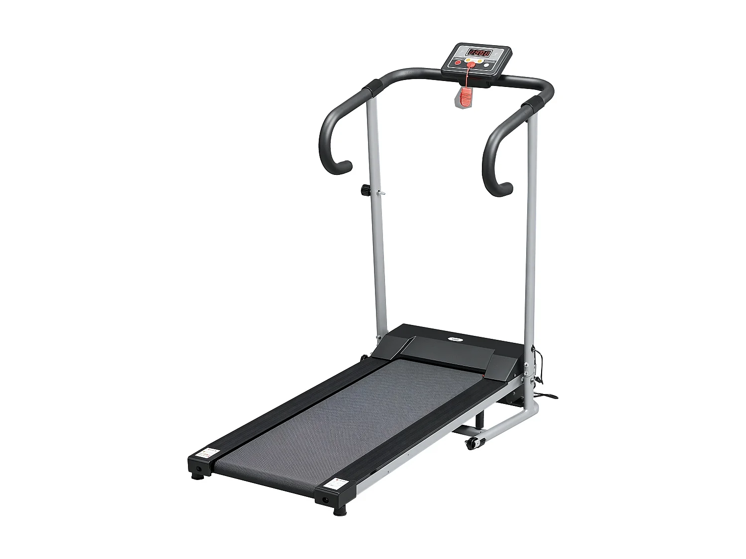 Tapis roulant elettrico pieghevole 500w schermo lcd velocità max 10km/h