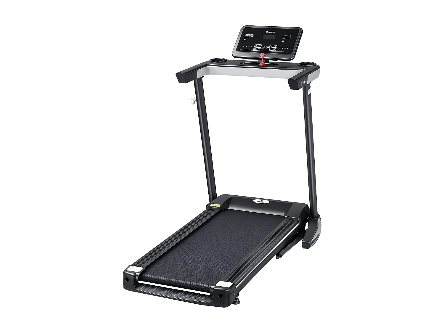 Tapis roulant elettrico pieghevole 1-12km/h motore 500w schermo lcd