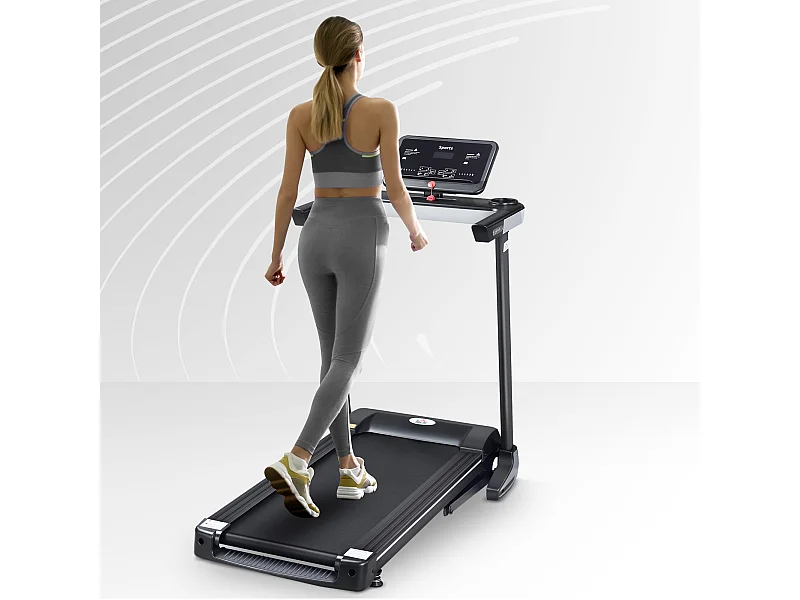 Tapis roulant elettrico pieghevole 1-12km/h motore 500w schermo lcd