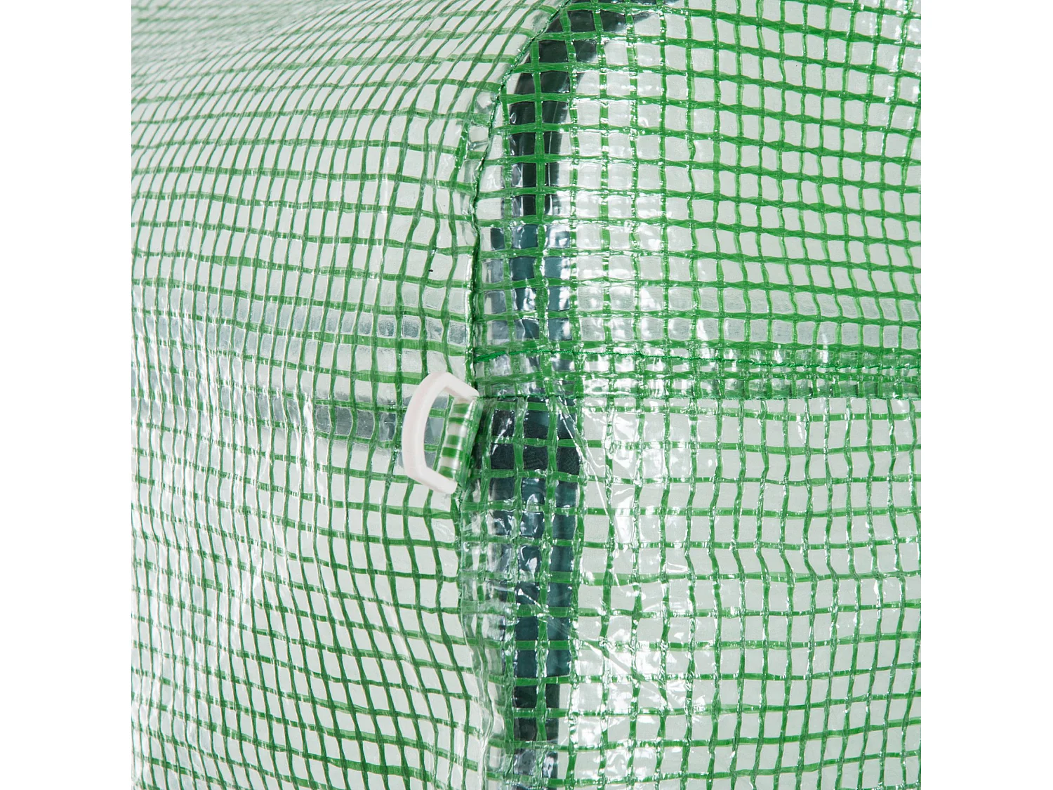 Serra a tunnel 3x3x2m con porta avvolgibile e 4 finestre