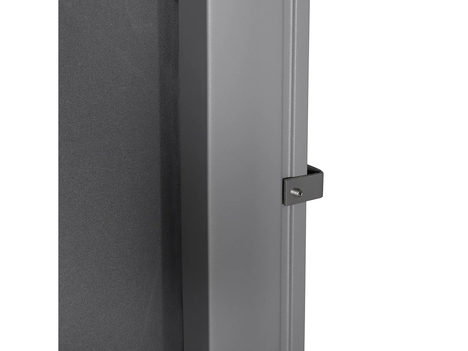 Frangivista da giardino estensibile fino 3m e avvolgibile grigio