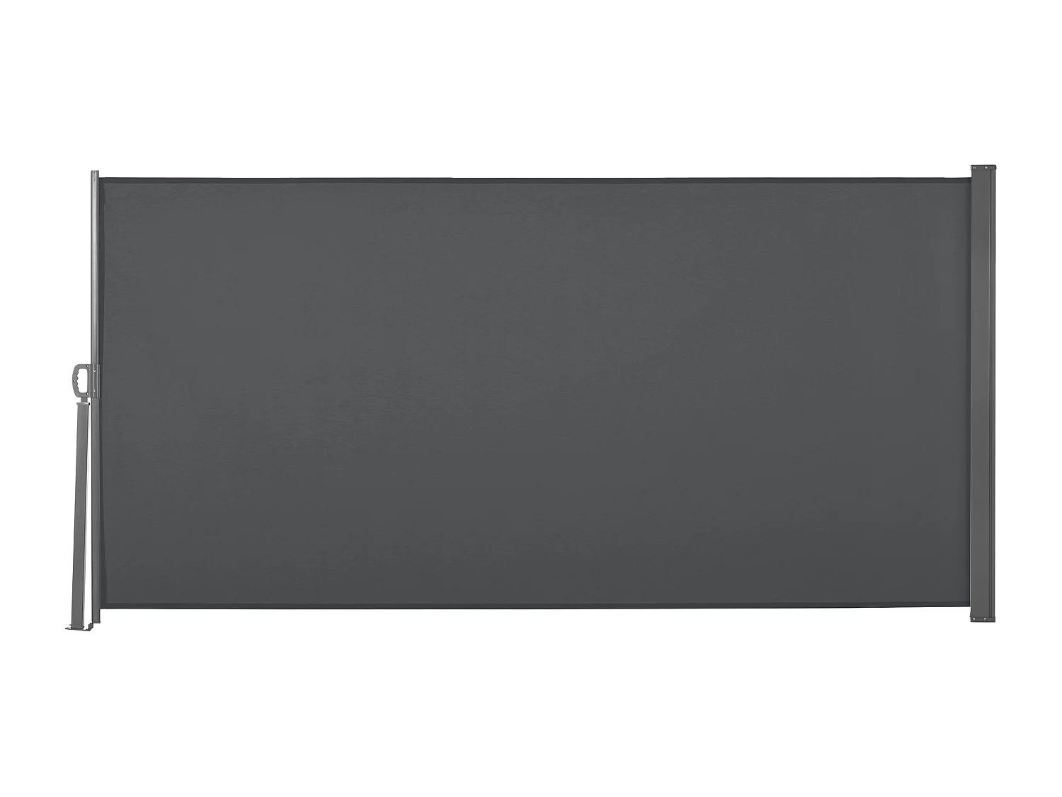 Frangivista da giardino estensibile fino 3m e avvolgibile grigio