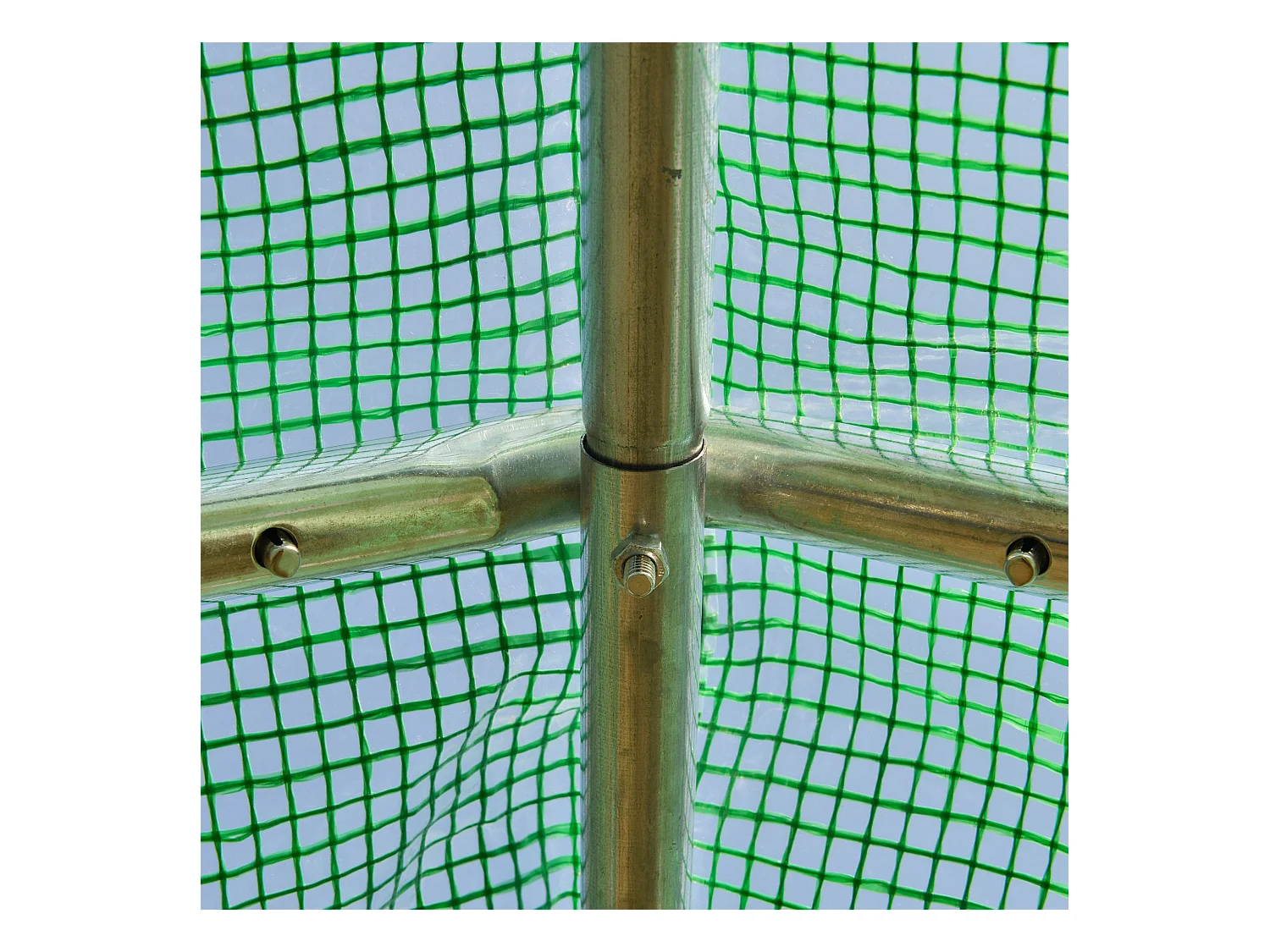 Serra per orto a tunnel 8x3x2m in pe con porta e finestre