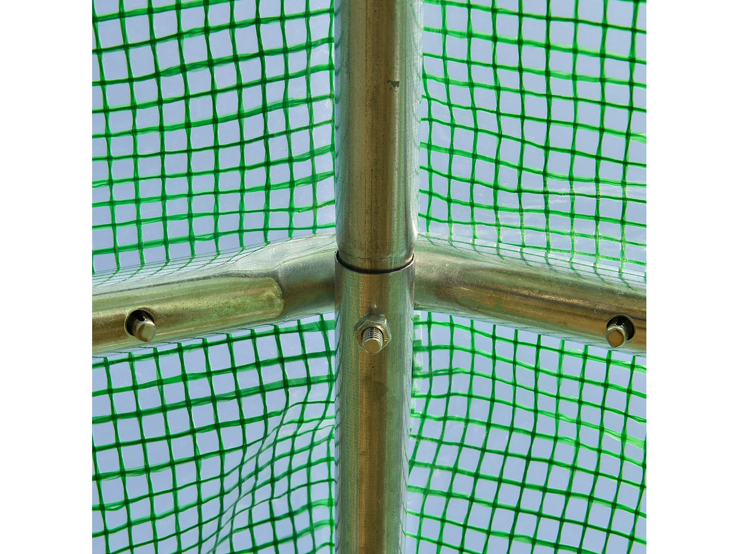 Serra per orto a tunnel 8x3x2m in pe con porta e finestre