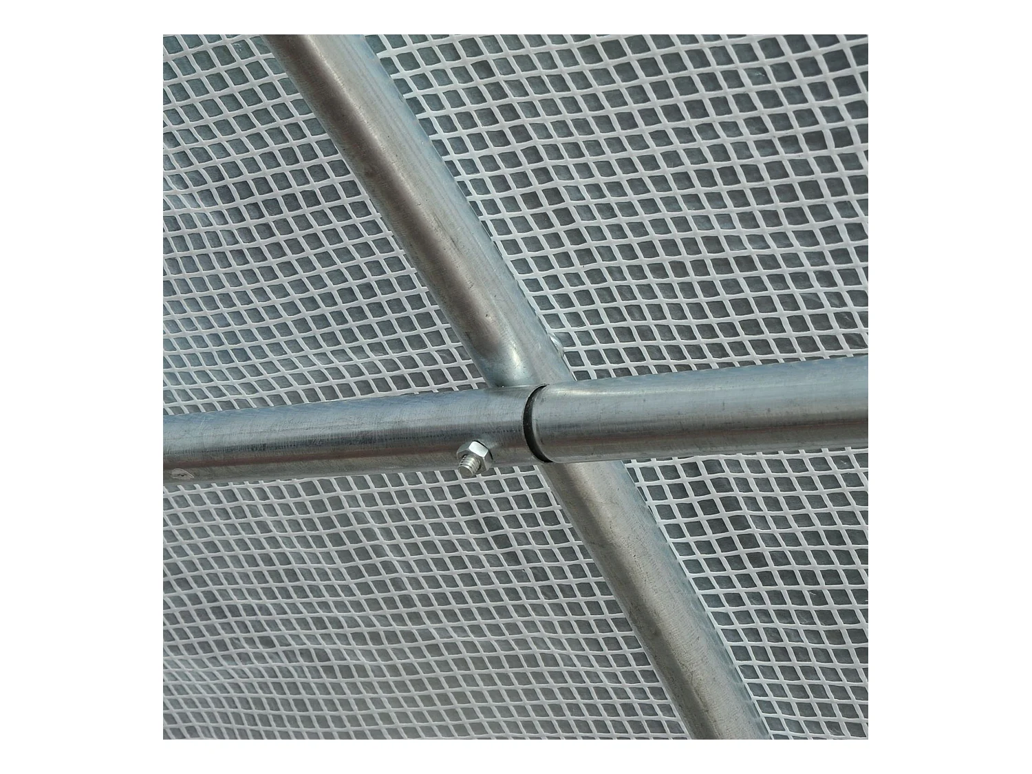 Serra a tunnel 6x3x2m per orto e giardino in metallo e pe