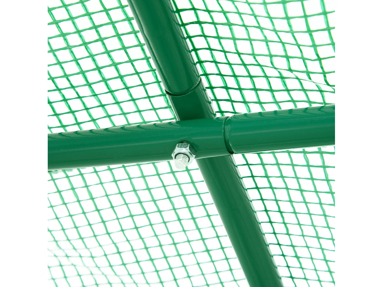 Serra da giardino a tunnel in acciaio e pe 2.5x2x2m