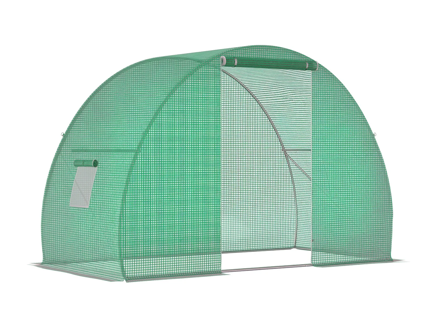 Serra tunnel porta avvolgibile finestre copertura pe 1.5x3x2m