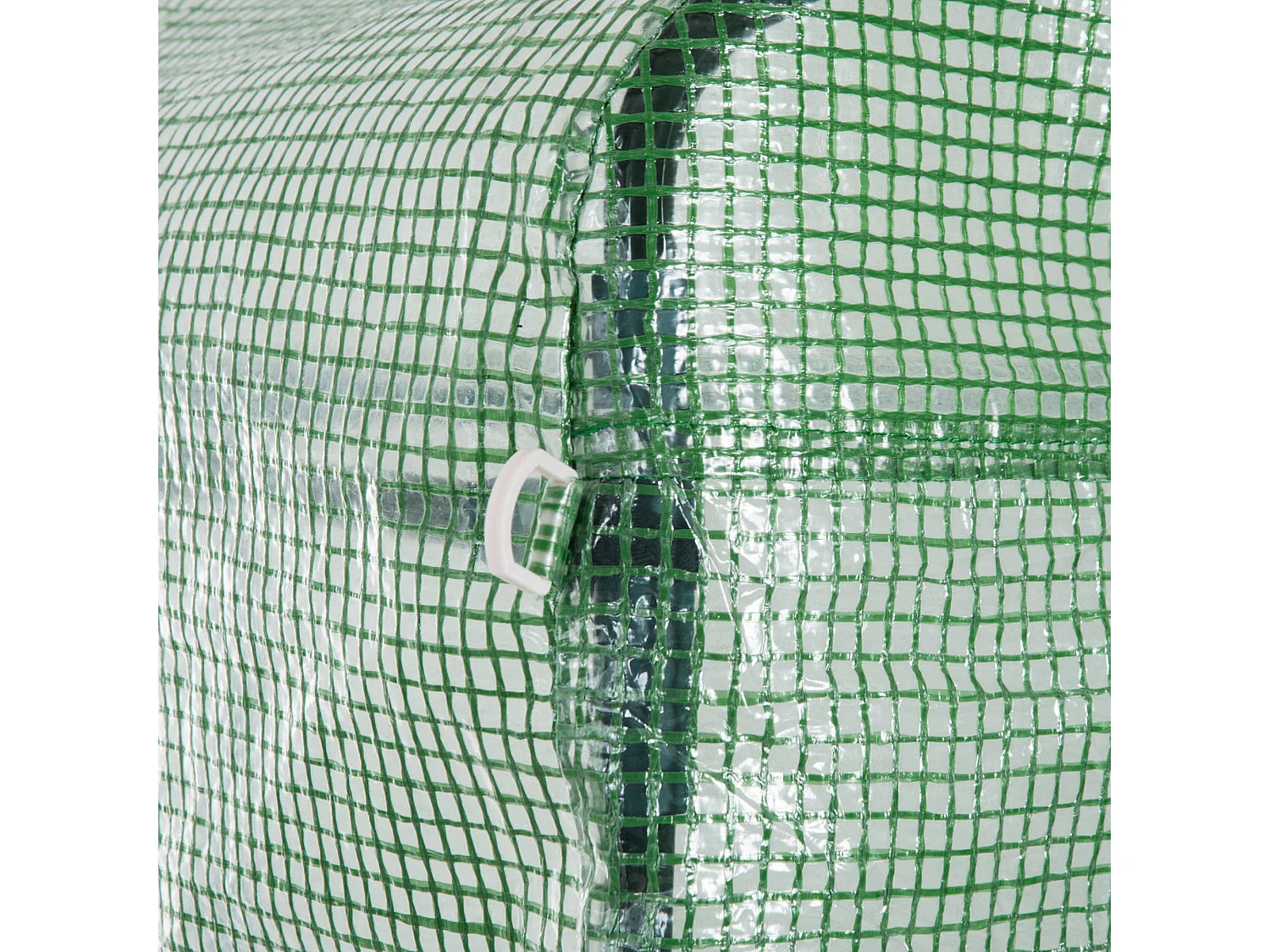 Serra a tunnel 4.5x3x2m con porta avvolgibile e 6 finestre