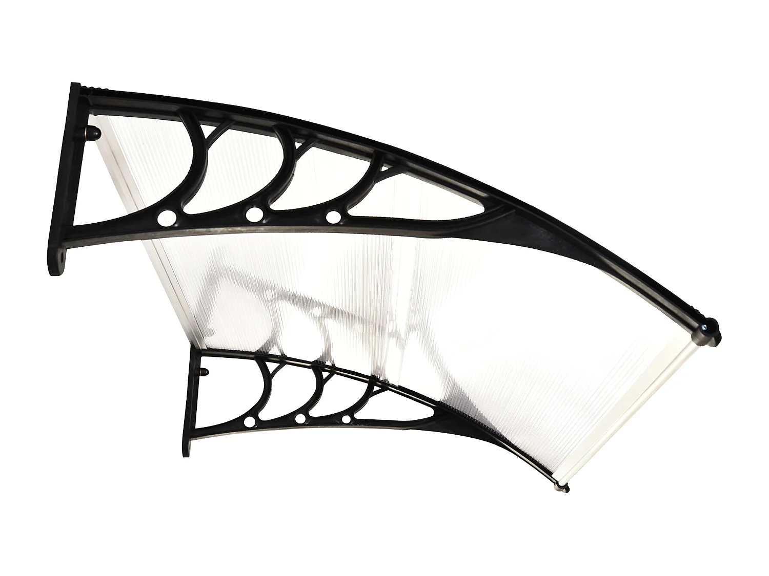 Pensilina da esterno trasparente per porta e finestra in policarbonato