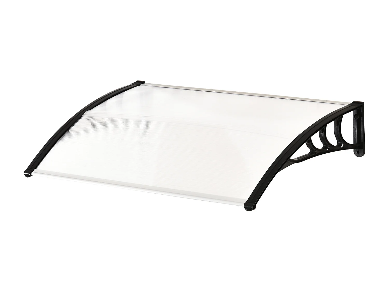 Pensilina da esterno trasparente per porta e finestra in policarbonato