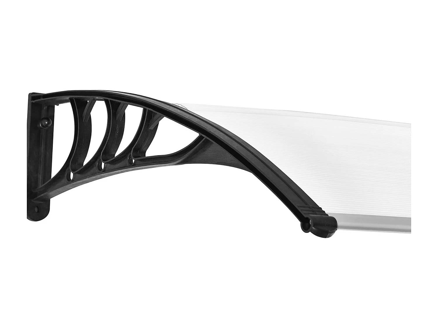 Pensilina da esterno trasparente per porta e finestra in policarbonato