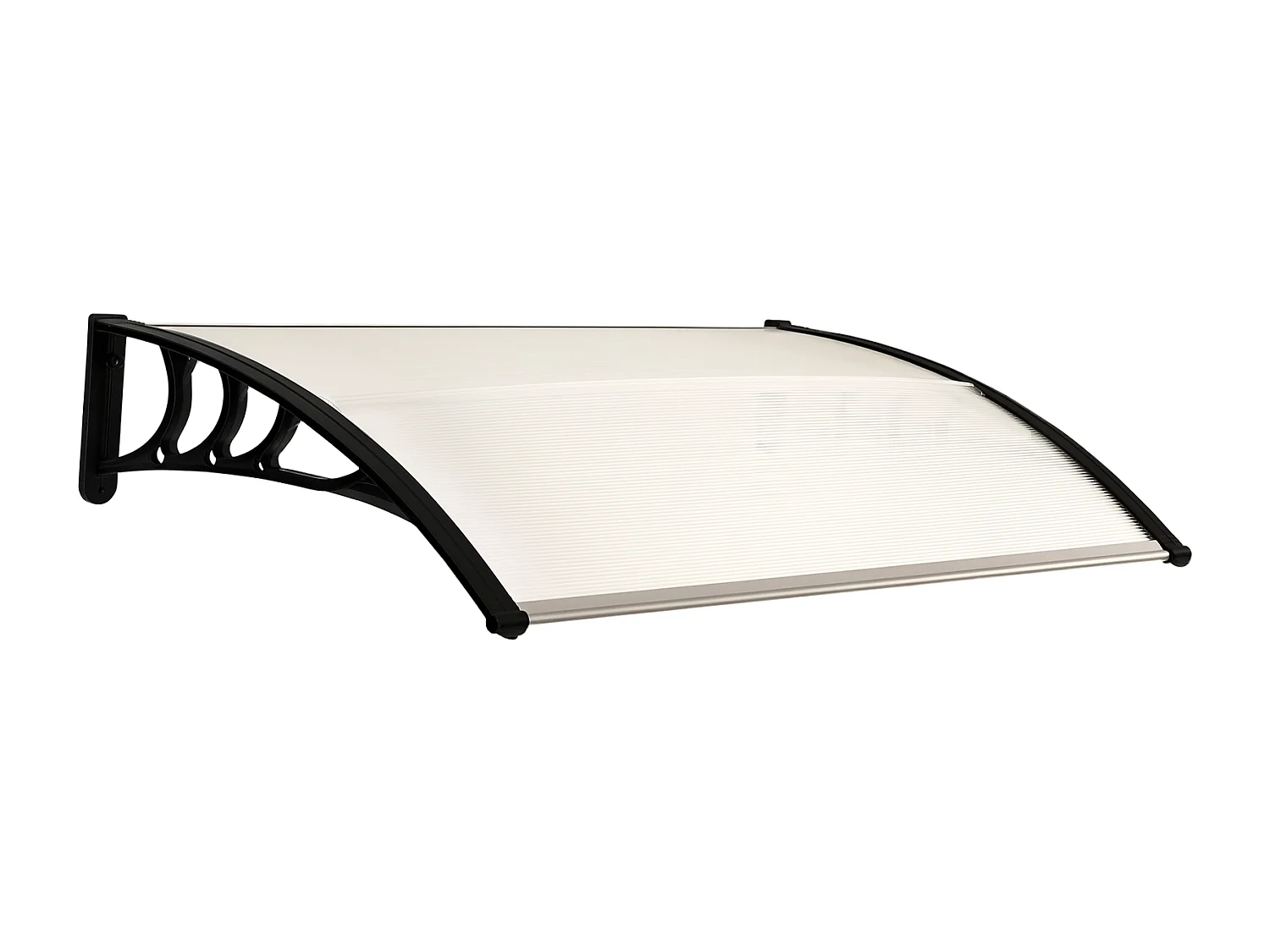 Pensilina da esterno trasparente per porta e finestra in policarbonato