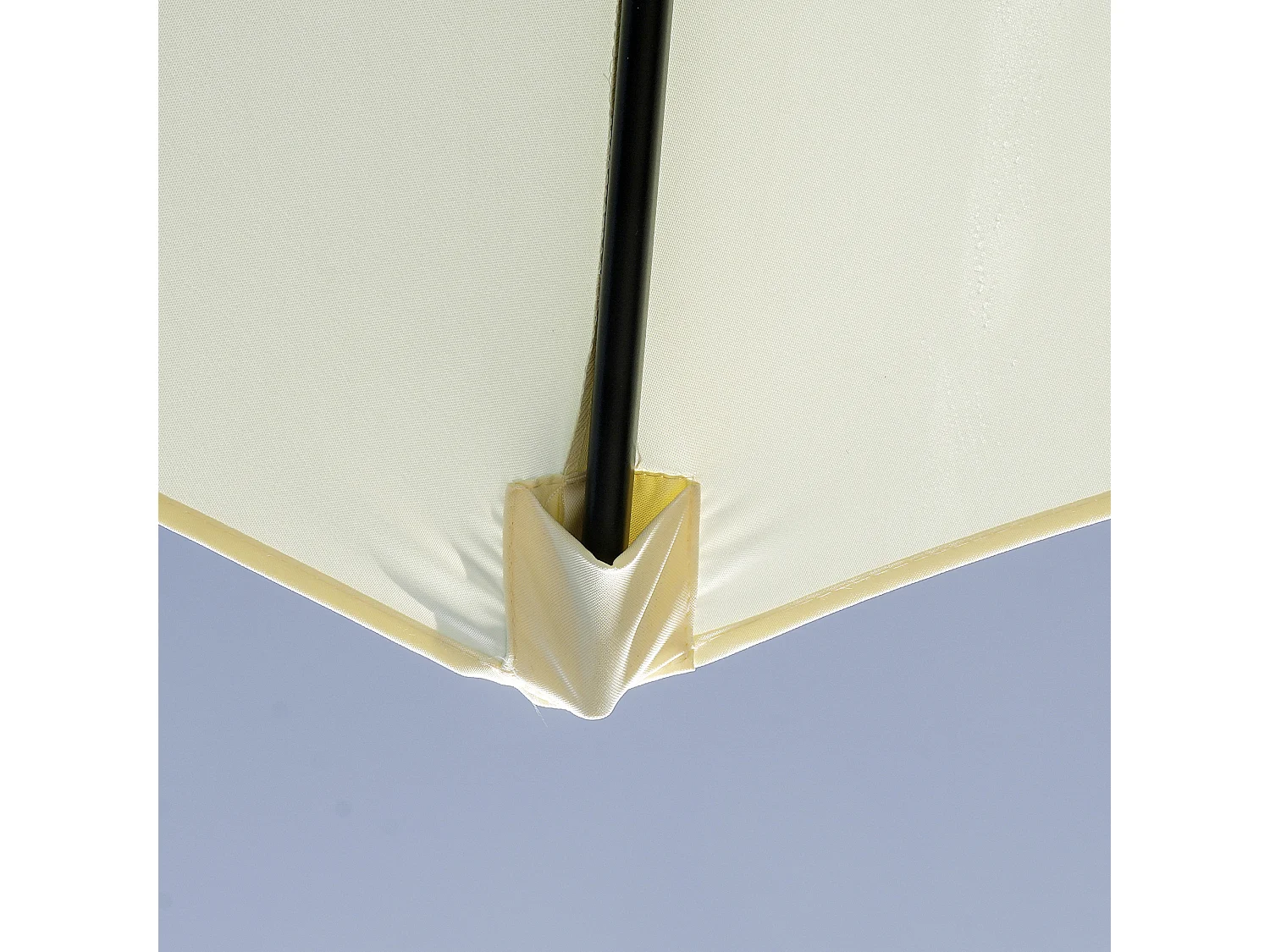 Ombrellone da giardino inclinabile con manovella ø3x2.5 m beige