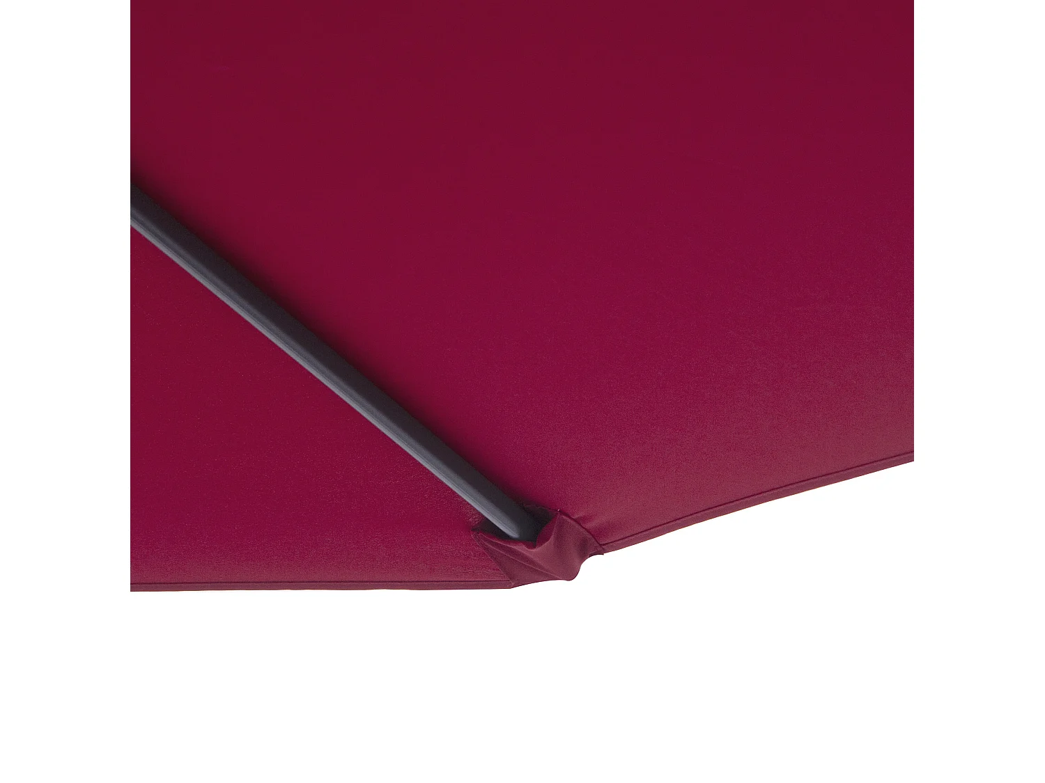 Ombrellone da giardino 3x2.5 m a braccio inclinabile rosso