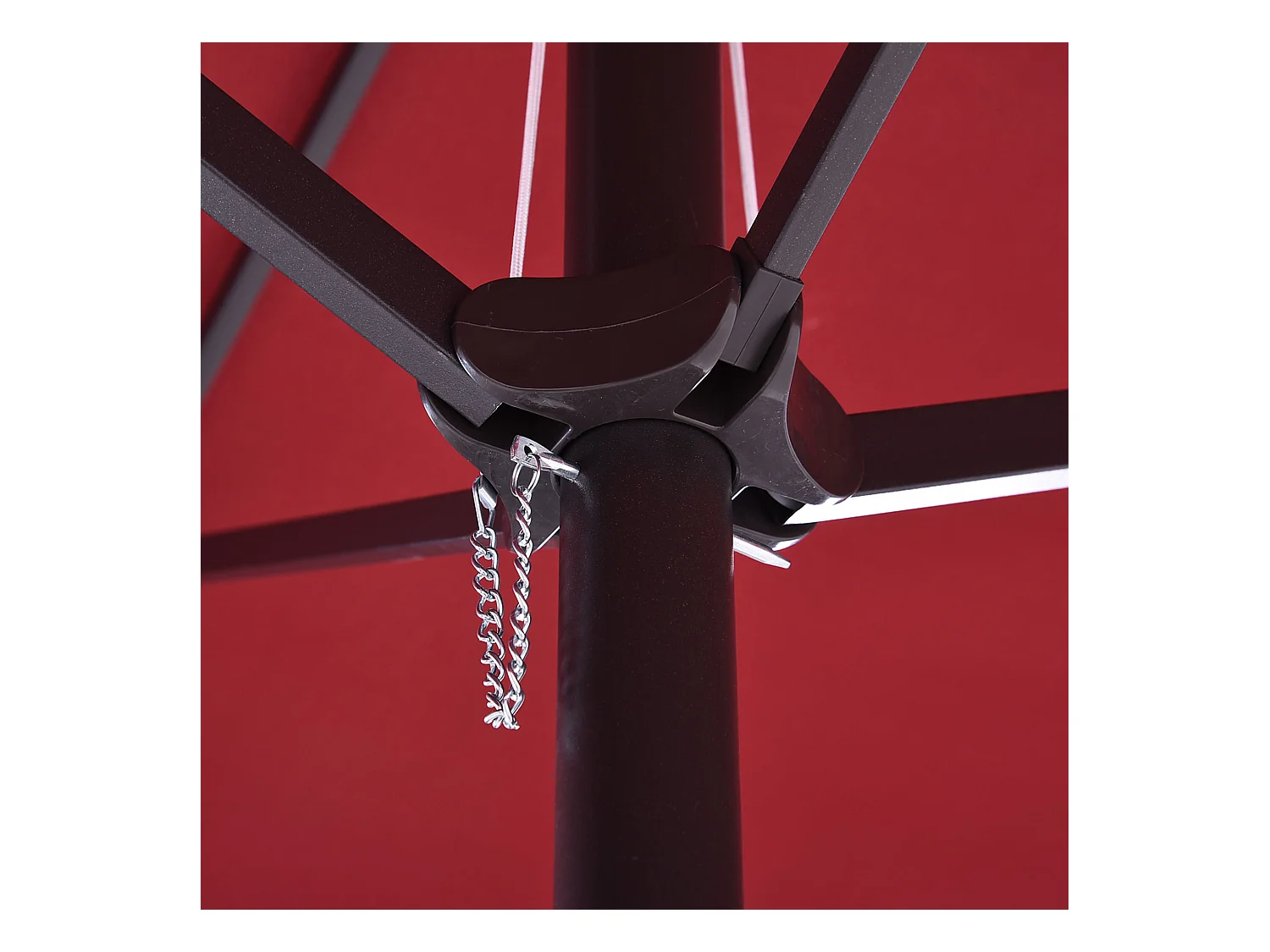 Ombrellone da giardino doppio con apertura a manovella