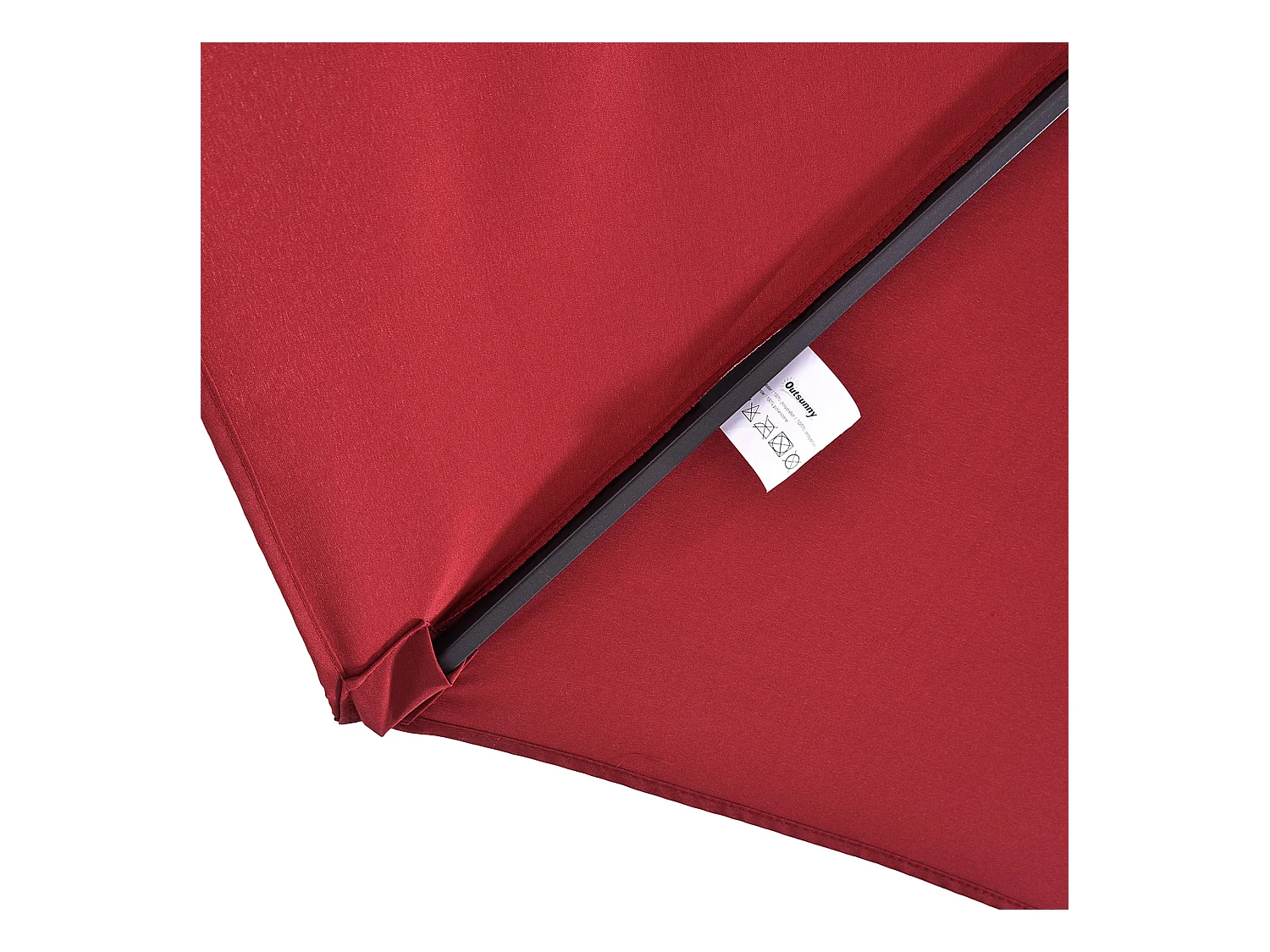 Ombrellone da giardino doppio con apertura a manovella