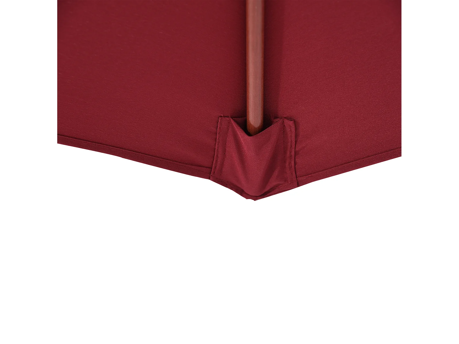 Ombrellone da giardino 2.5x2.5 m in legno rosso