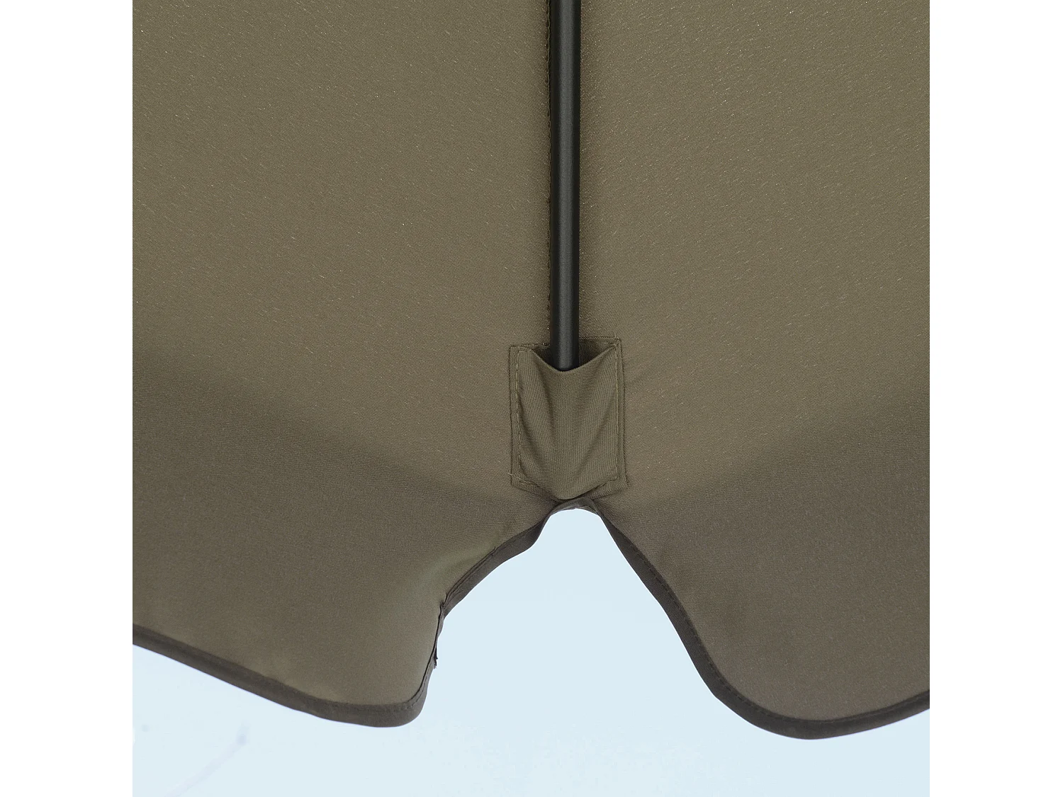 Ombrellone da giardino a braccio inclinabile con manovella caffè