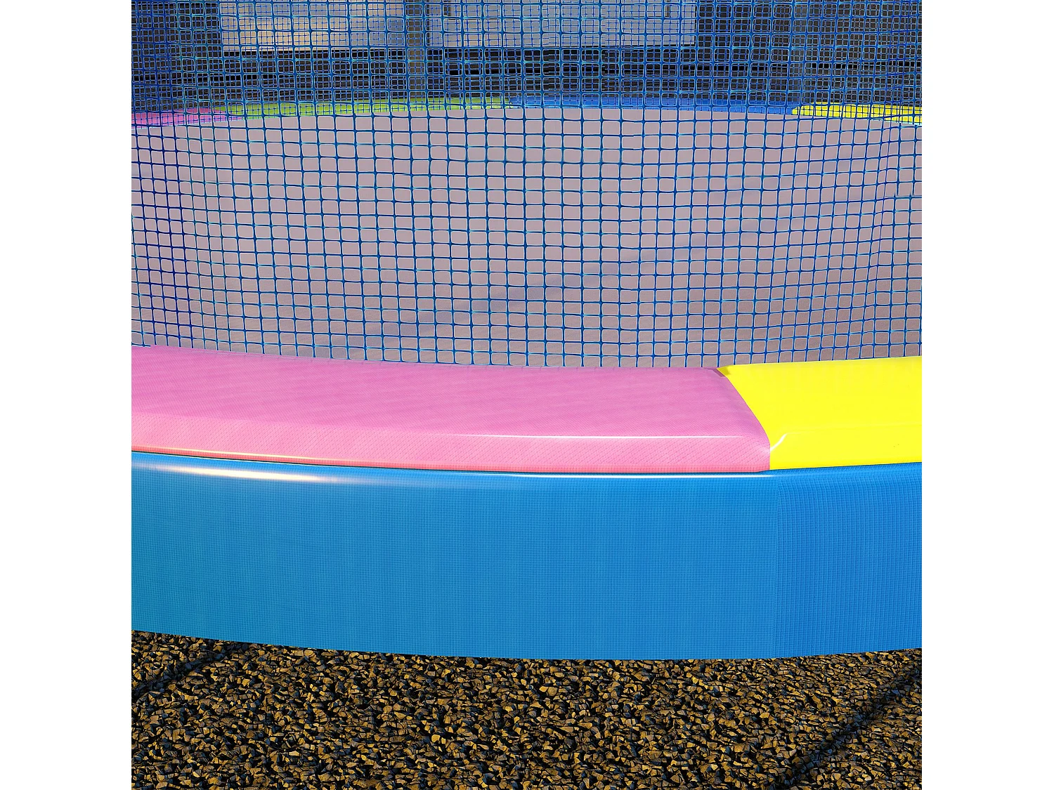 Copertura tappeto elastico ø366x30cm pieghevole e portatile