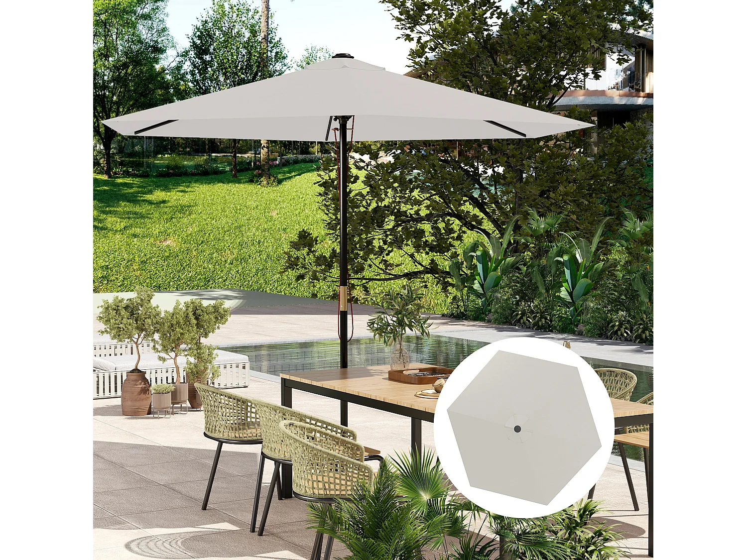 Scaletta per tappeto elastico regolabile a 3 o 2 scalini in acciaio