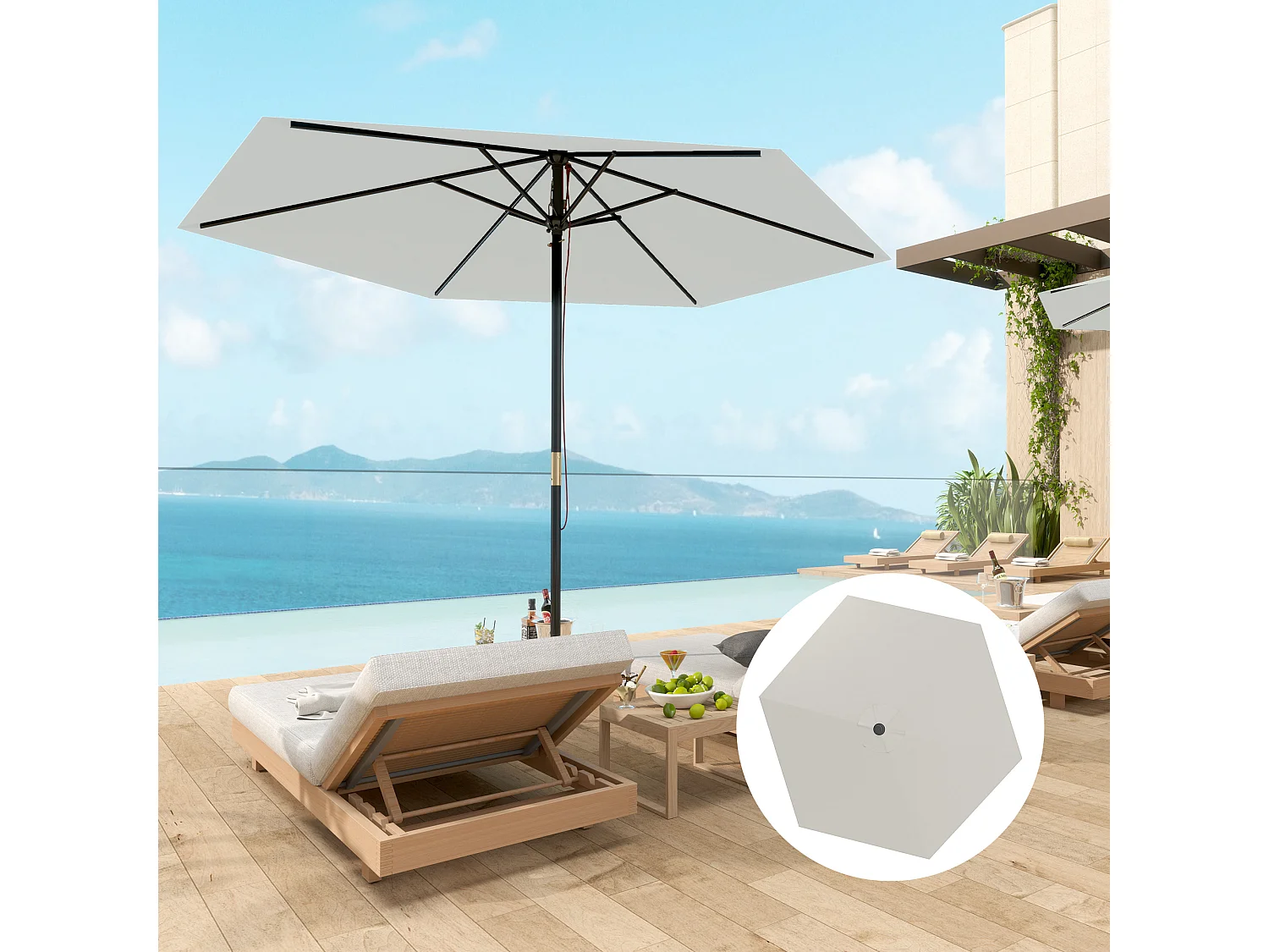 Scaletta per tappeto elastico regolabile a 3 o 2 scalini in acciaio