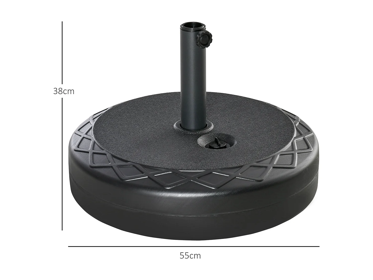 Tenda da sole avvolgibile a bracci con manovella 360x250cm crema