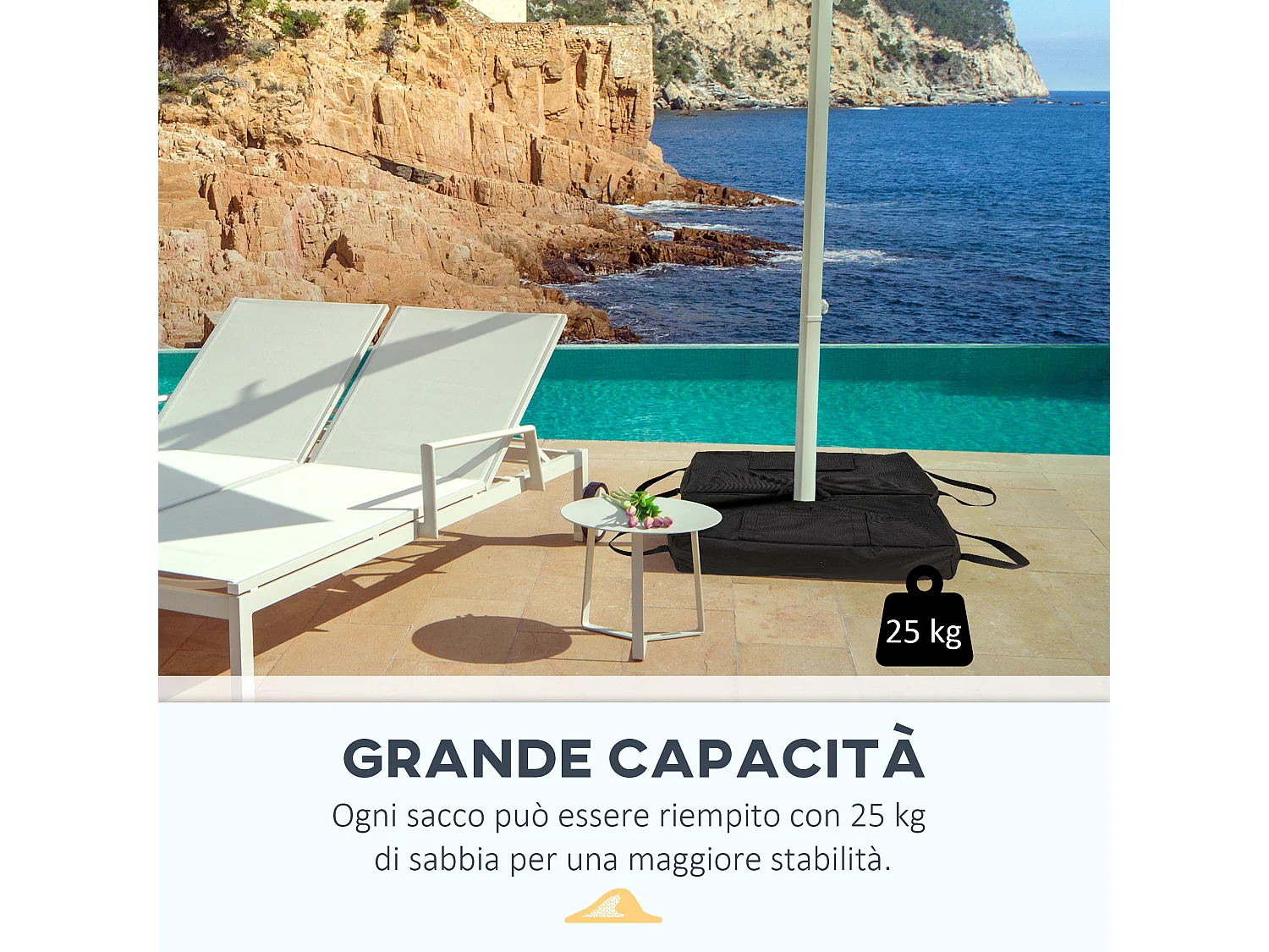 Set 2 teli per gazebo 3x3 m e 3x6 m in pe e plastica verde