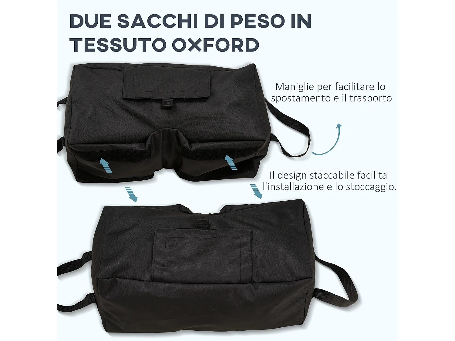 Set 2 teli per gazebo 3x3 m e 3x6 m in pe e plastica verde