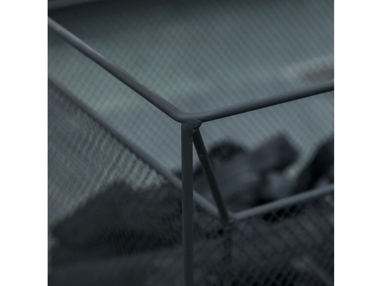 Braciere da giardino a legna con attizzatoio 45x45x43cm