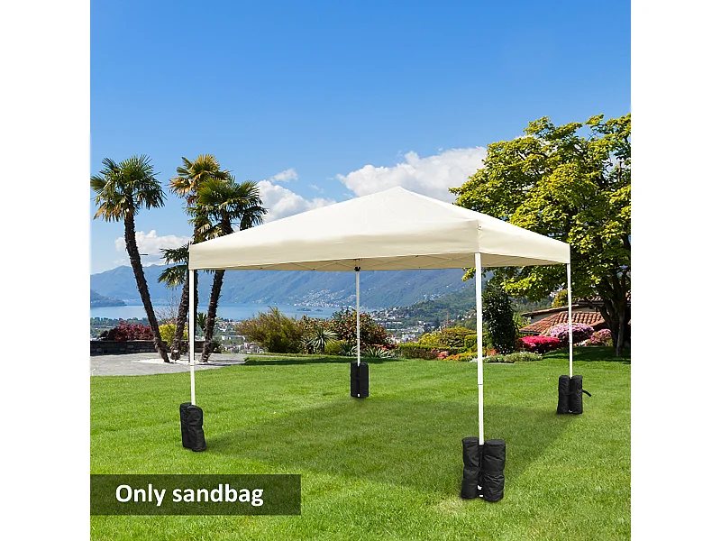 Zanzariera per ombrellone rotondo regolabile con cerniera beige