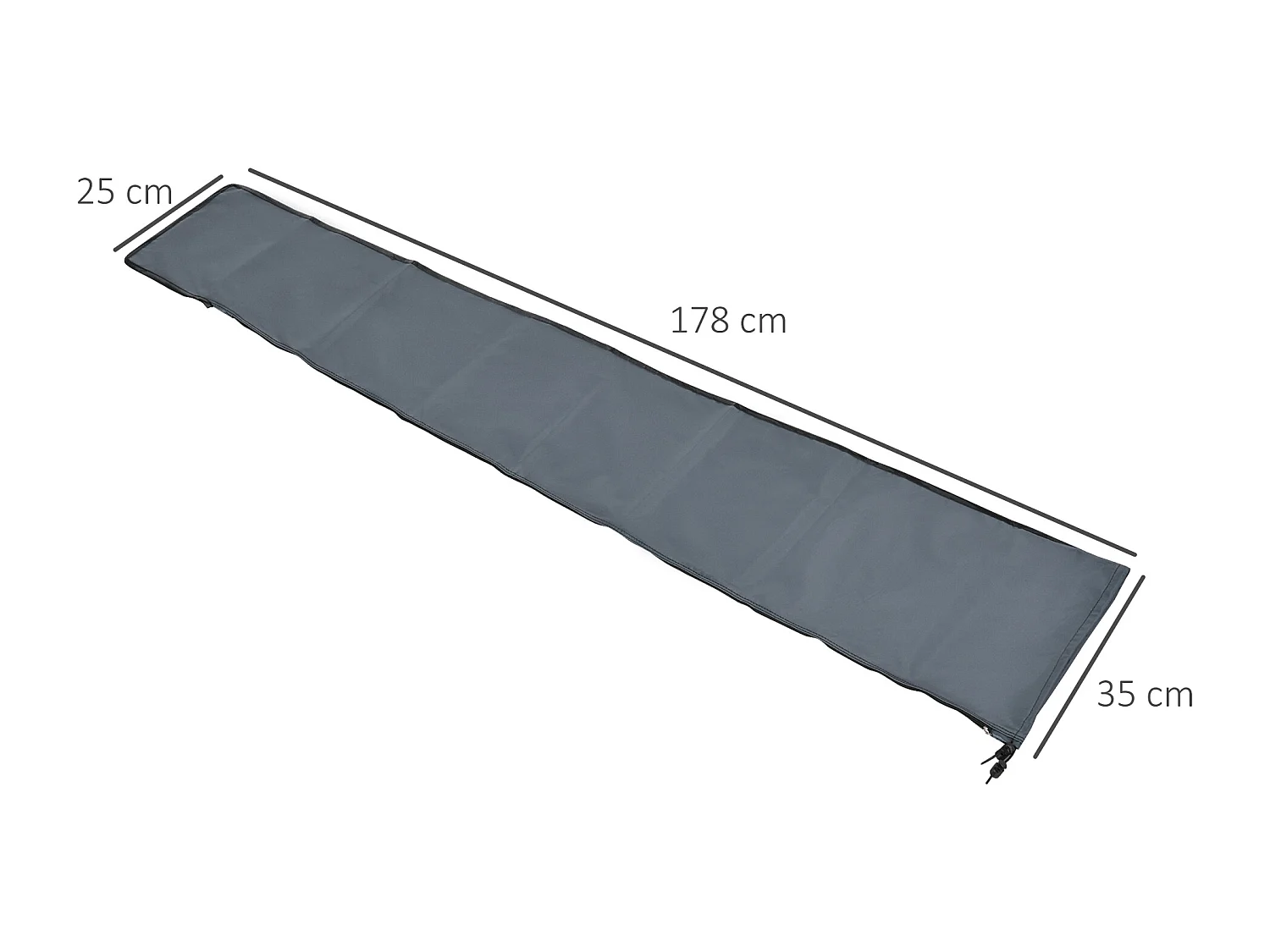 Copertura per gazebo da giardino 3x4m anti-uv in poliestere marrone