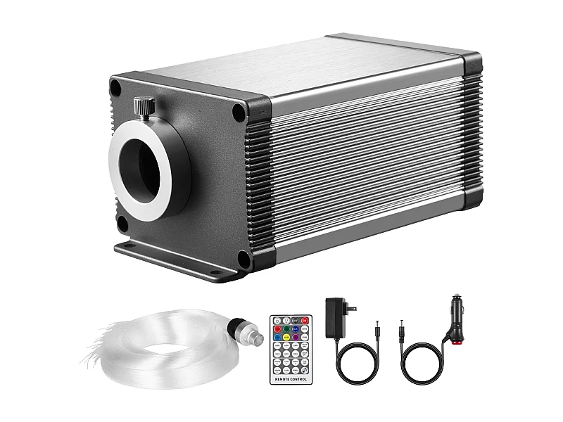 Kit Teto Stellato para Carro SucceBuy 550 PCS Luzes de Fibra Óptica para Teto Cintilante 0,76 mm 3 m 16 W, Controle via Aplicativo Bluetooth, Controle Remoto