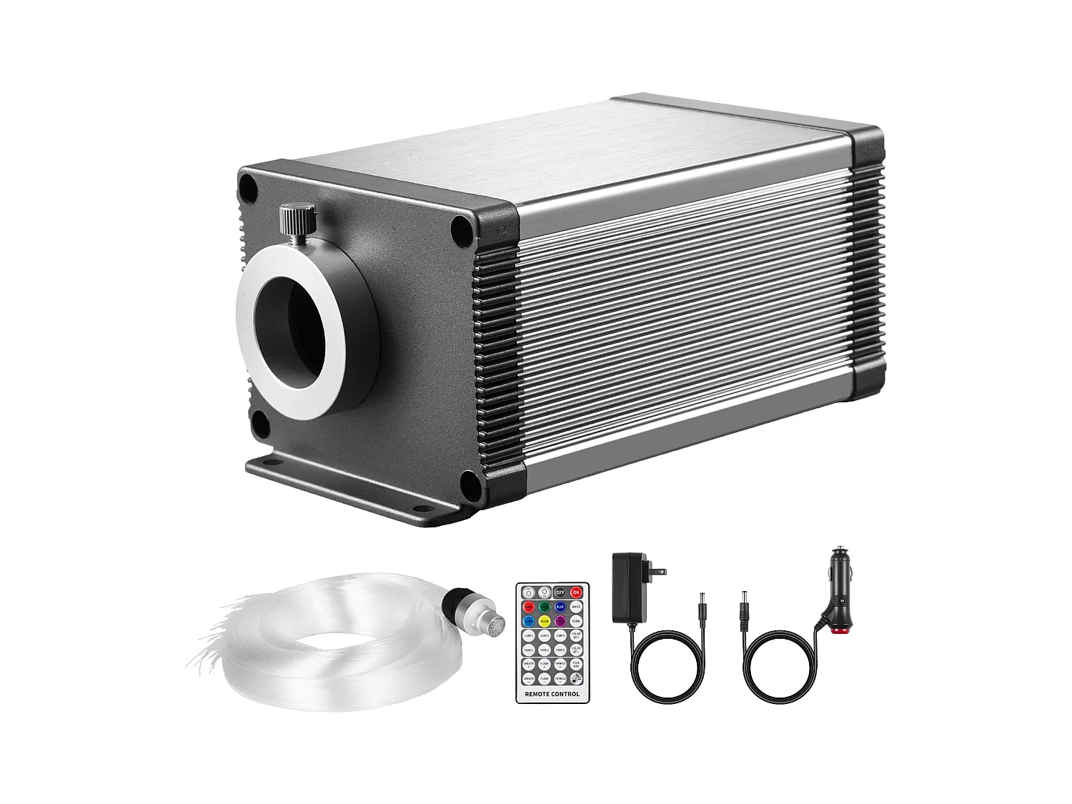 Kit Ciel de Toit Étoilé Voiture SucceBuy 550 PCS Lumières Plafond Fibre Optique Scintillante 0,76 mm 3 m 16 W, Contrôle par Application Bluetooth, Télécommande