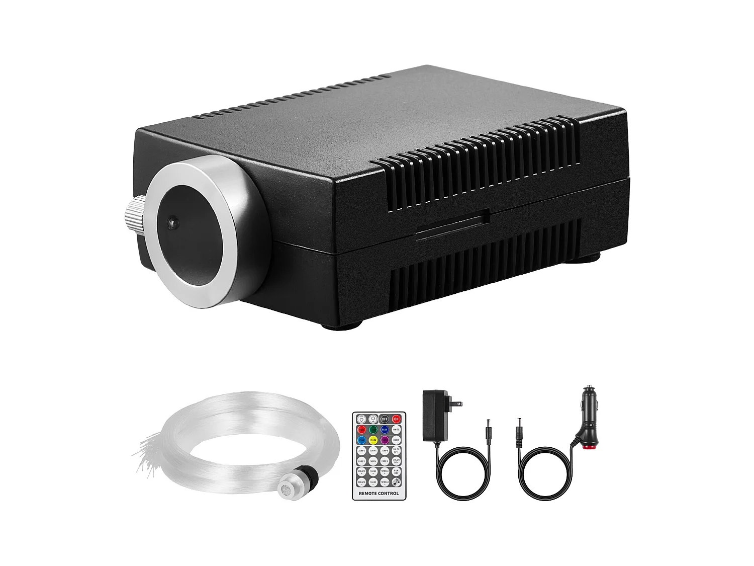 Kit Ciel de Toit Étoilé Voiture SucceBuy 150 PCS Lumières Plafond Fibre Optique 0,76 mm 1,98 m 16 W, Contrôle par Application Bluetooth, Télécommande