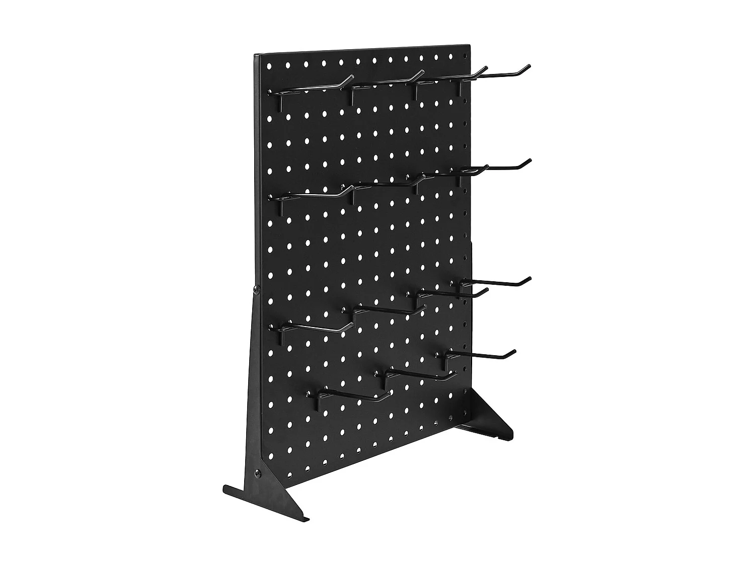 Présentoir Panneaux Perforés SucceBuy, 44 x 33,5 cm, Lot de 2, Avec 30 Crochets, Charge 5 kg, Panneau Perforé de Rangement Acier Laminé à Froid Épais