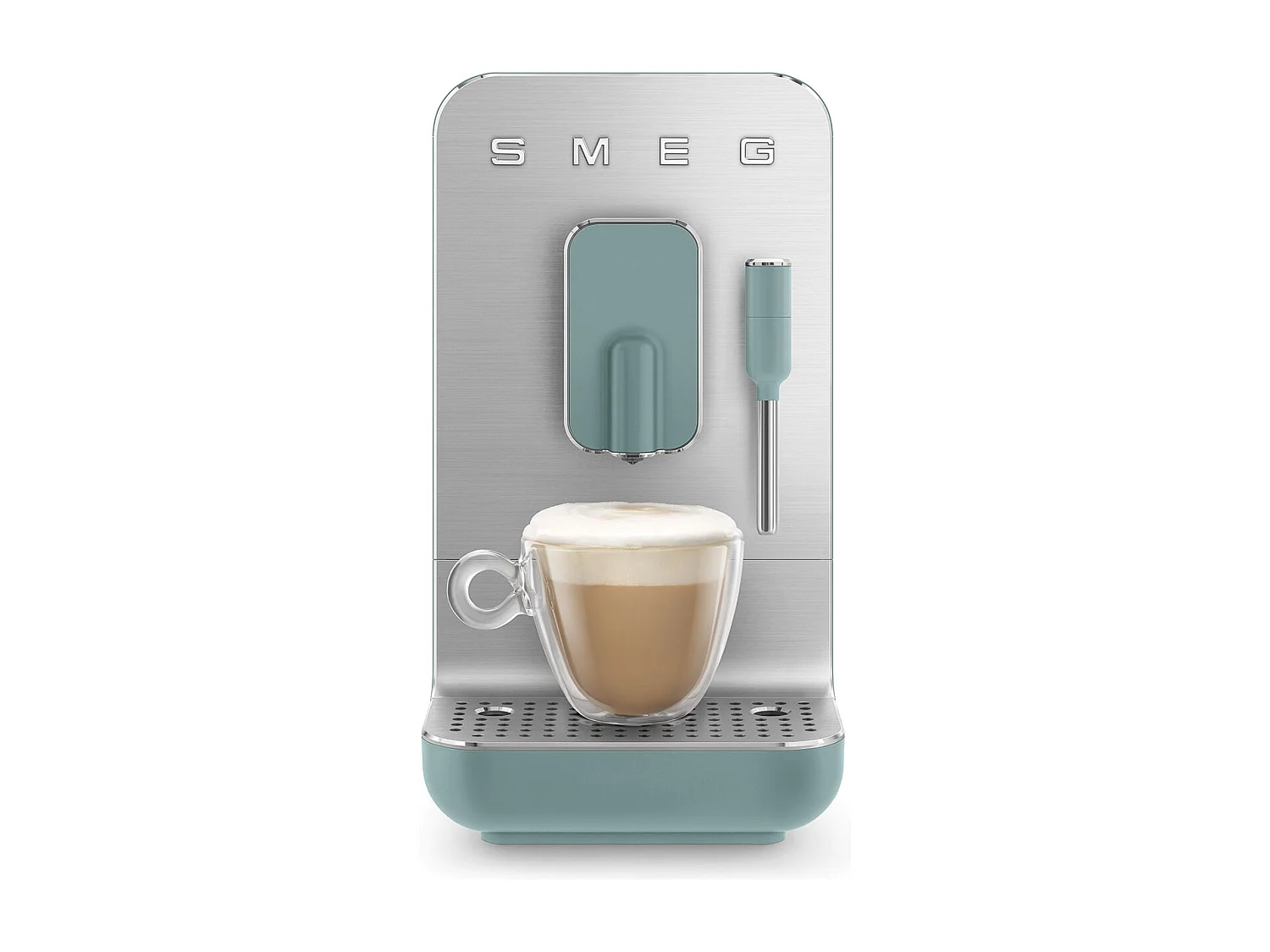 Smeg Robot café 19 bars vert mat - BCC12EGMEU