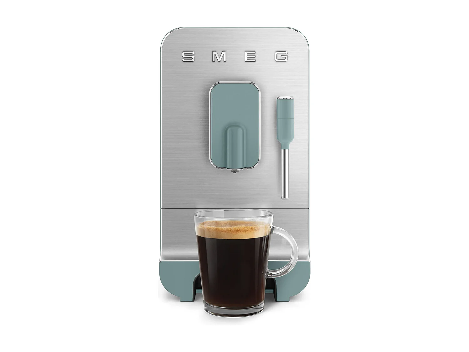 Smeg Robot café 19 bars vert mat - BCC12EGMEU