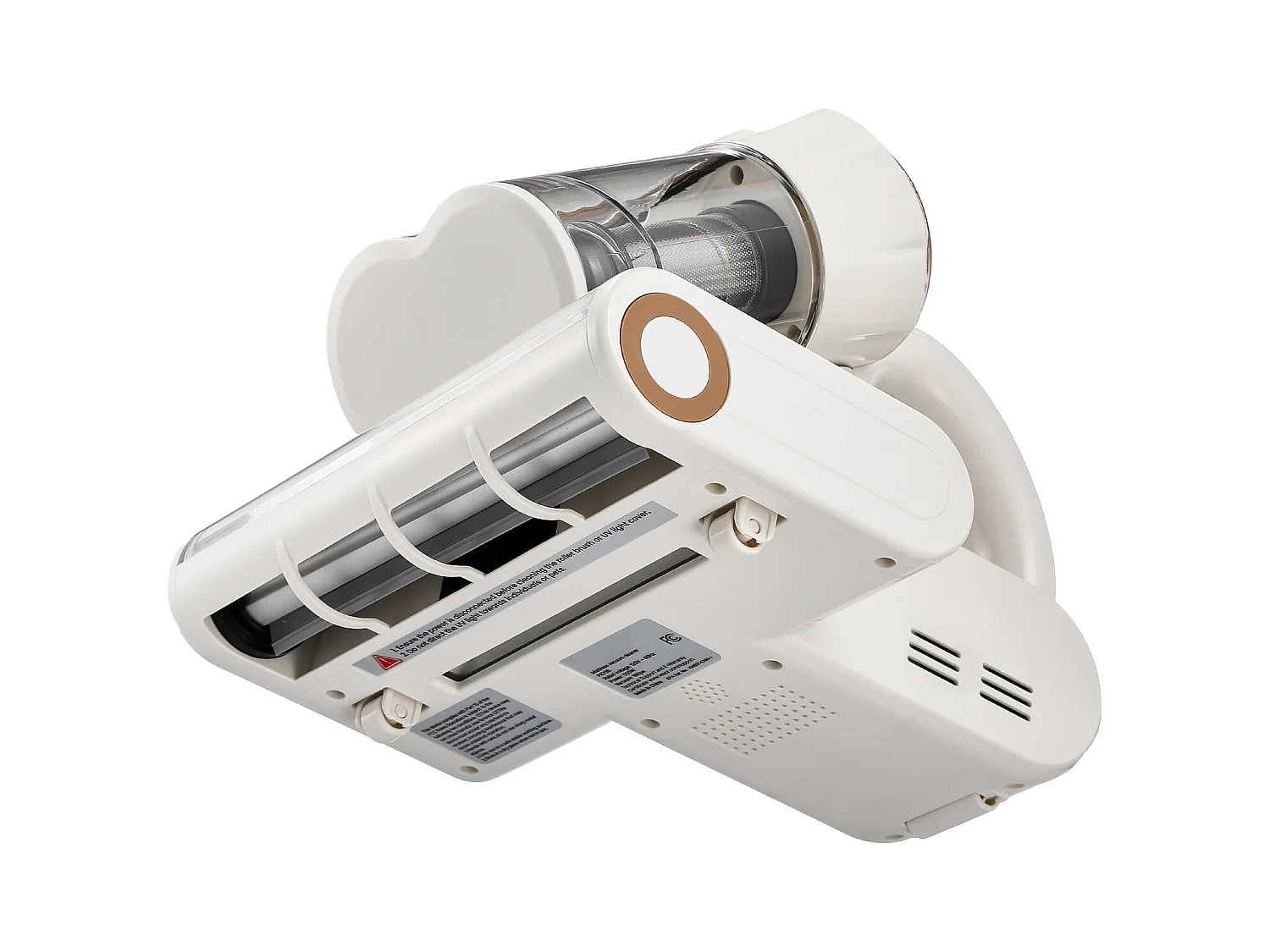 Aspirateur Matelas Anti-acariens SucceBuy 550 W, Aspirateur à Main Lit Avec Aspiration Puissante 18 kPa, Double Bac à Poussière, Filtre HEPA Et Chauffage